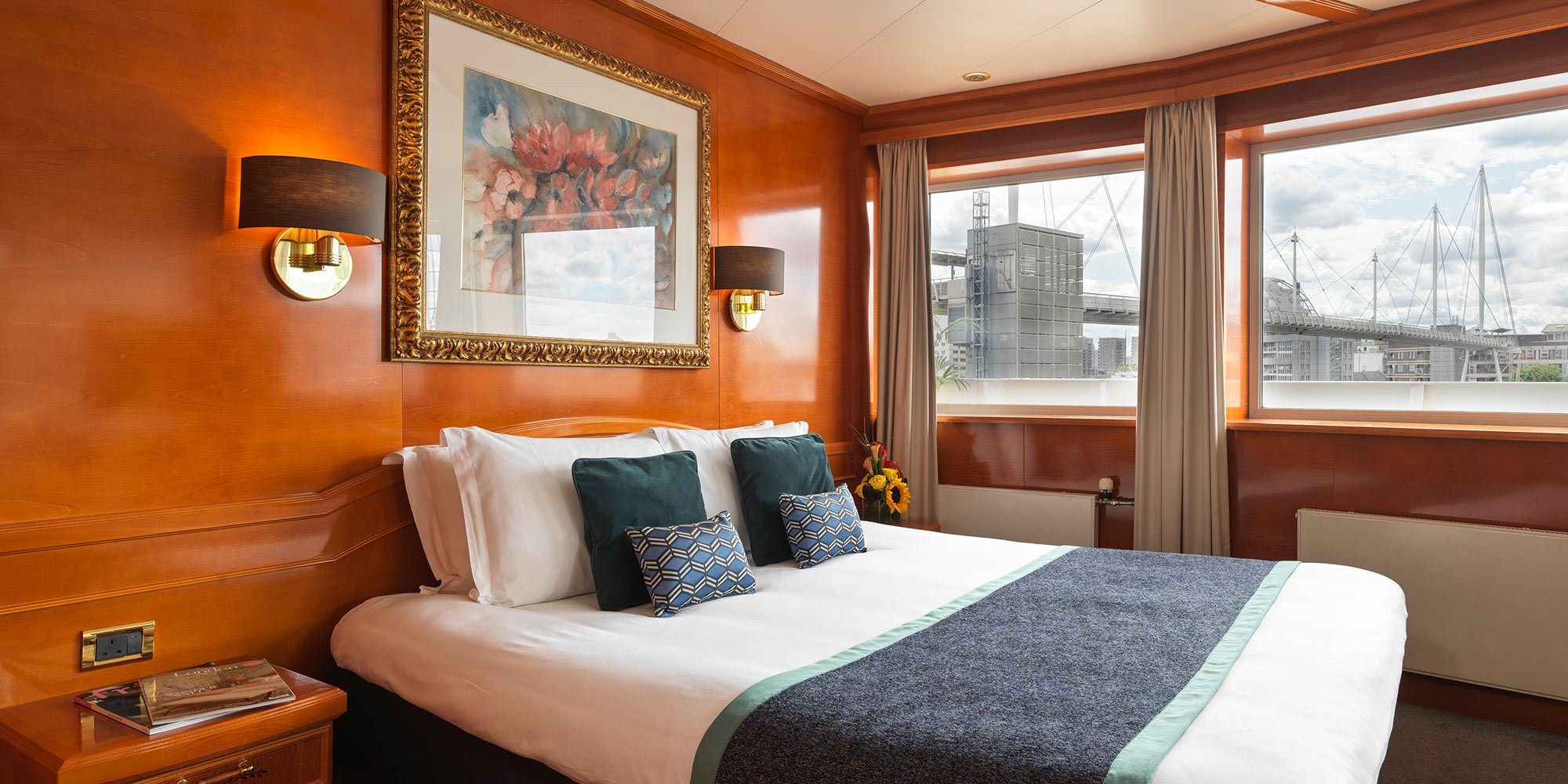 Dock view Suite at Sunborn London Yacht Hotel